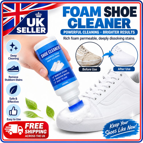White shoe cleaner - white, 100ml