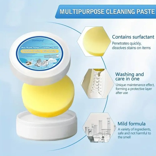 White shoe cleaner paste - shoe,