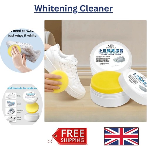 White shoes cleaning cream - white,