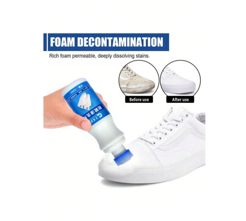 White shoe cleaner - white,