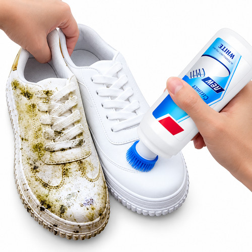 White shoe cleaner - shoe,