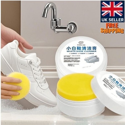 White shoe cleaning - white,