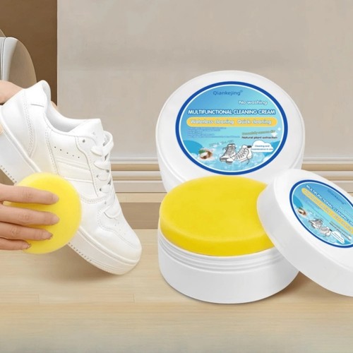 White shoes cleaning cream - white,